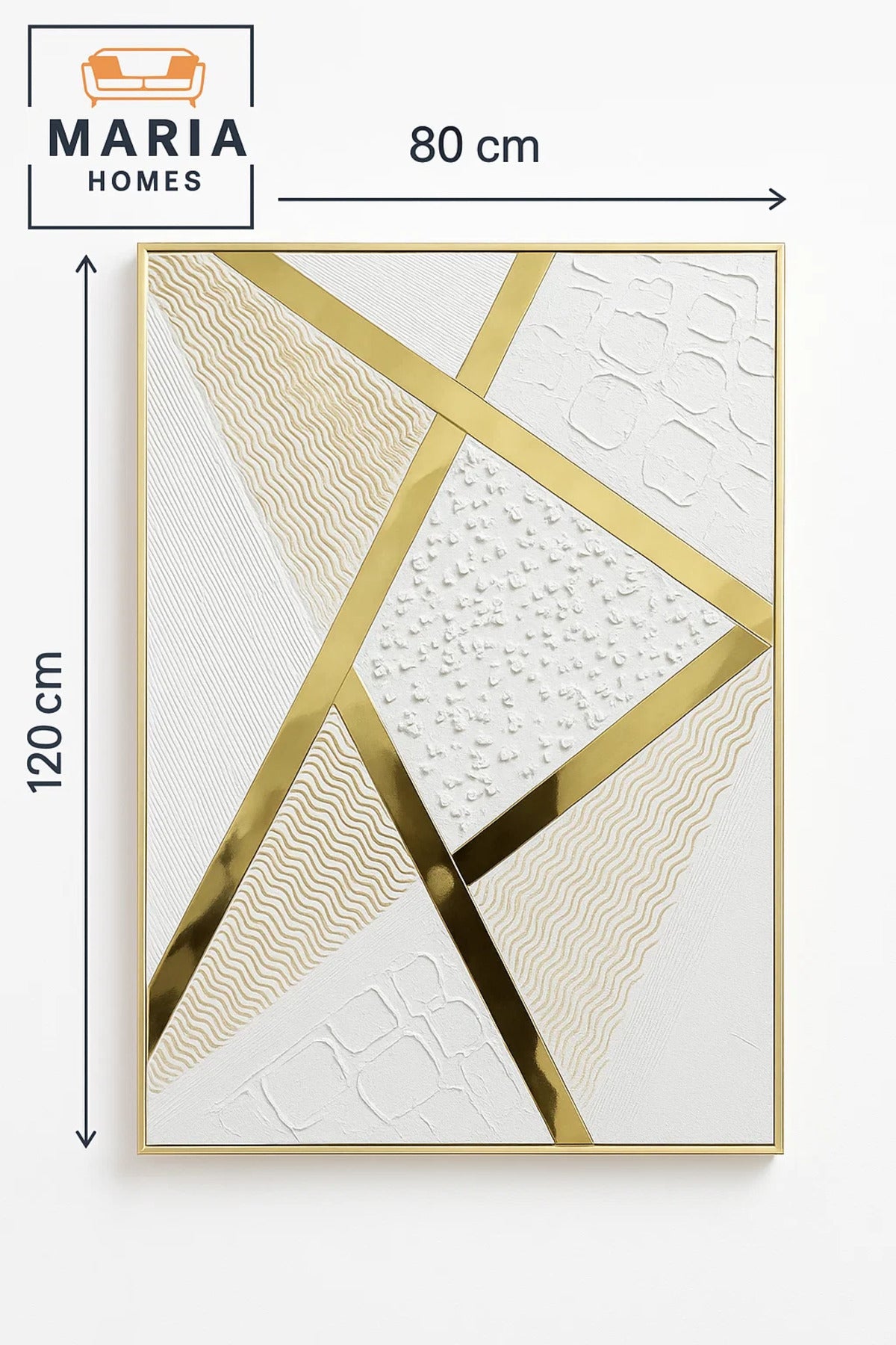 Luxury Geometric Wall Art – Modern 3D Decorative Canvas – Abstract Home Décor