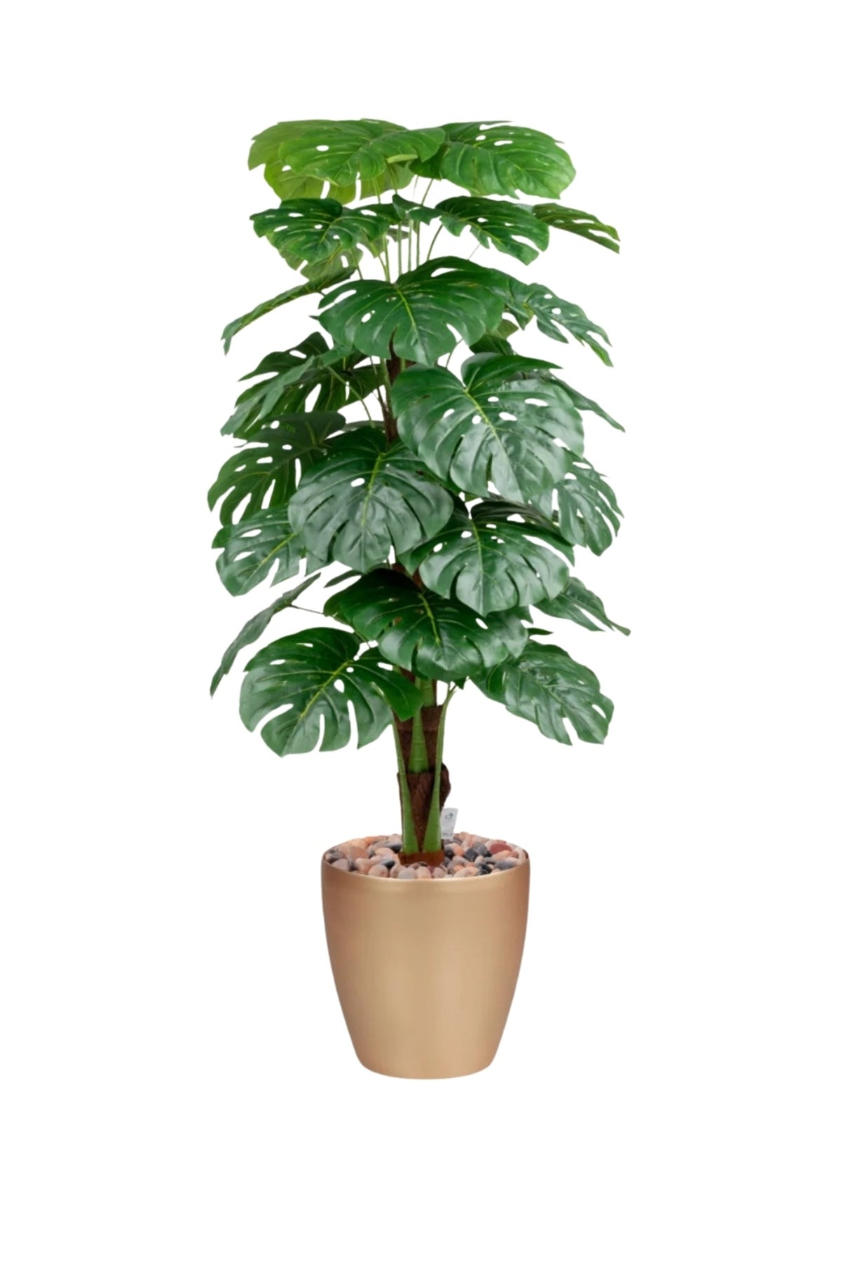 Artificial Monstera Tree with Plastic Pot – 140 cm Indoor Tropical Decorative Plant