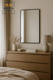 Black Wall Mirror for Bathroom Bedroom Living Room Dressing & Home D≈Ωcor √ê 100_60 cm