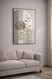 Modern Floral Decorative Wall Art Panel for Living Room and Office 120x80cm modern