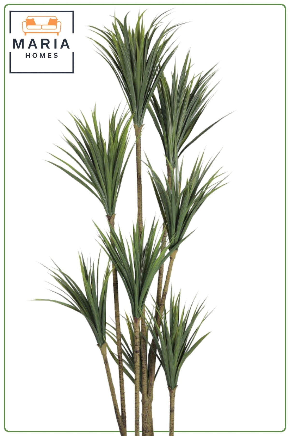 184 cm Artificial Dracaena Tree with Textured with Pot – 8 Branch Indoor Plant