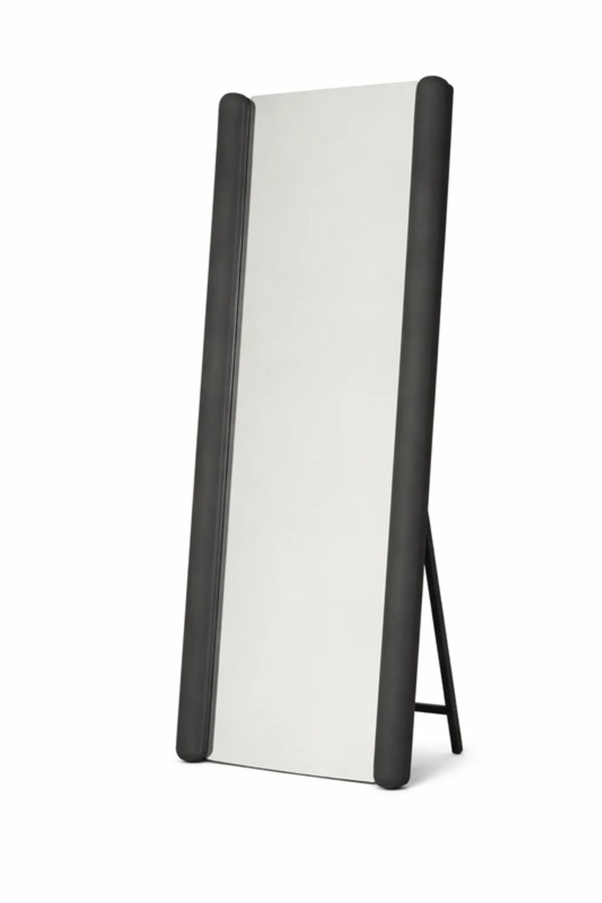 Black Frame Floor Mirror Full Length Standing Mirror for Bedroom Decor