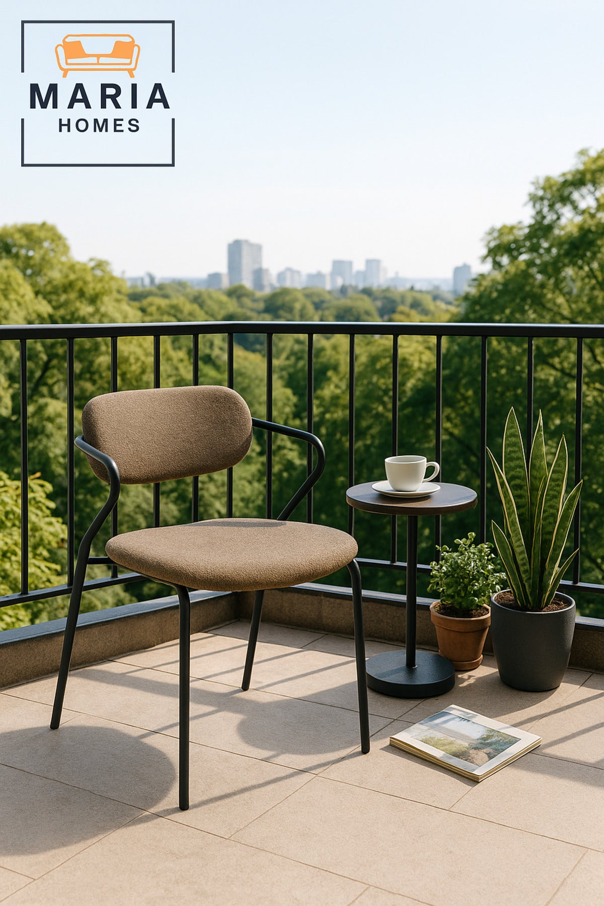 Gray Dining Chair Ð Modern Minimalist Seating for Home, Office, and CafŽ