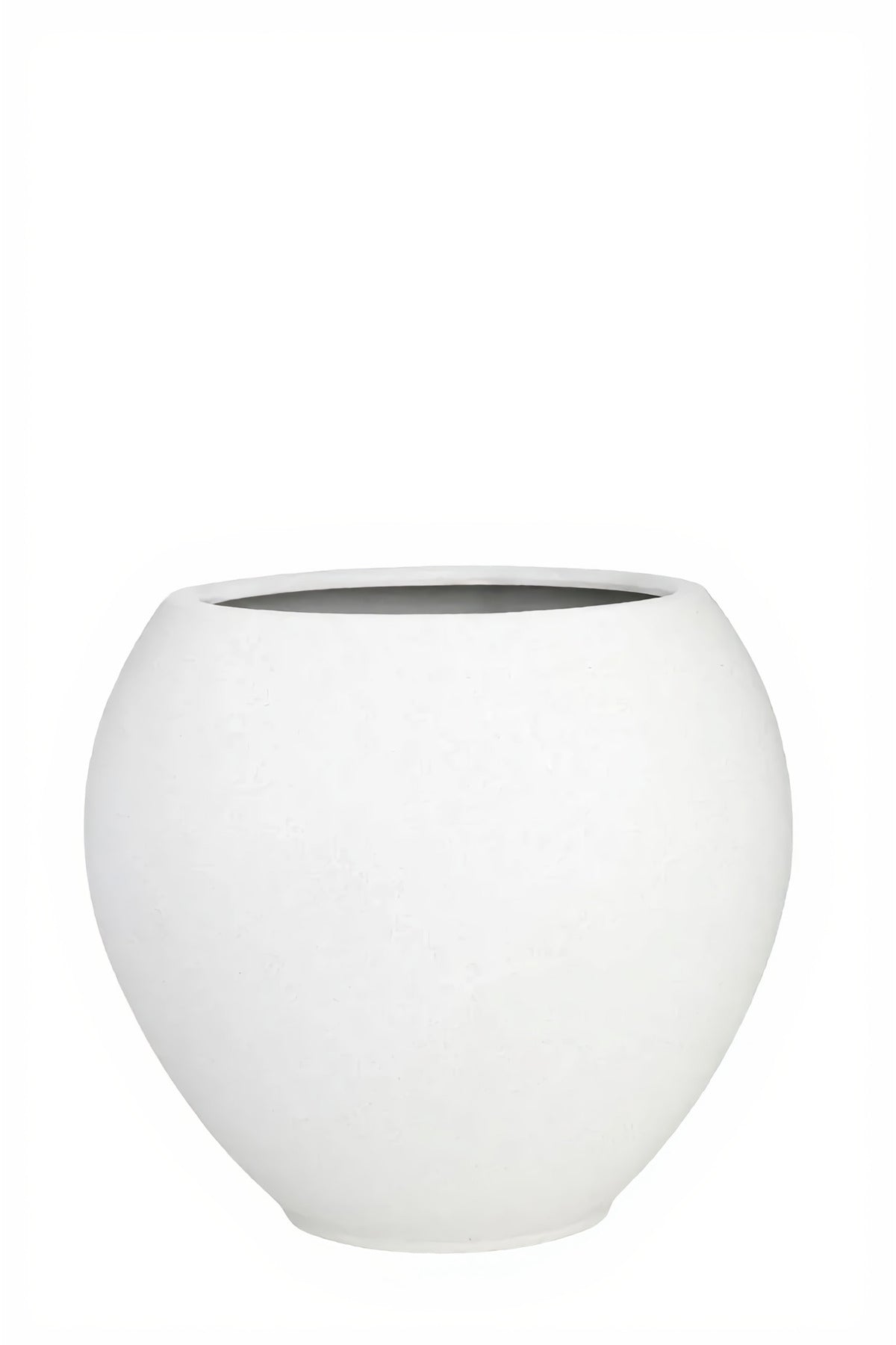 Large Round Fiber Planter 80 CM Modern Indoor Outdoor Decorative Pot