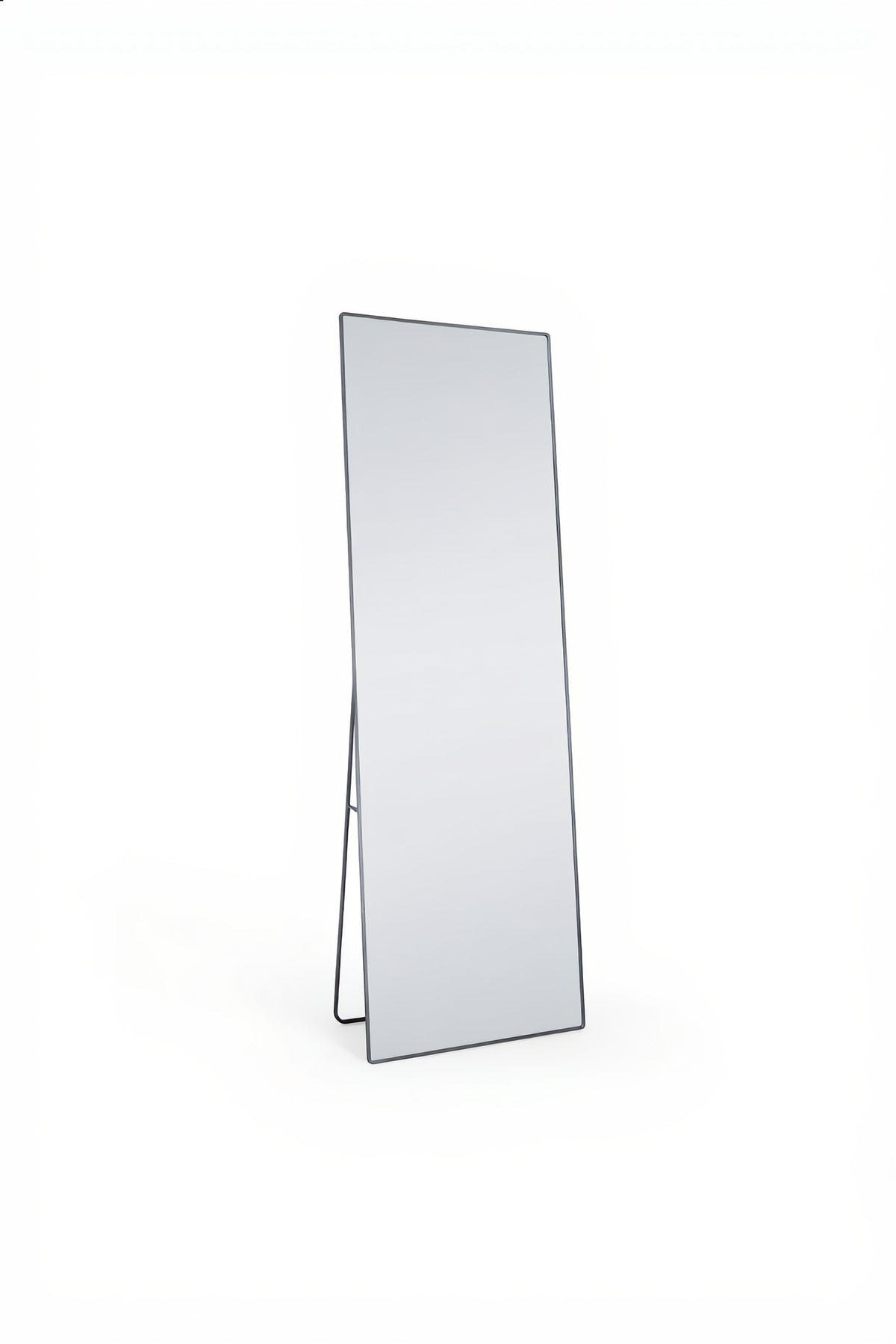 Elegant Black Frame Standing Full Body Mirror 160x50cm Modern Dressing Room Floor Decor Mirror