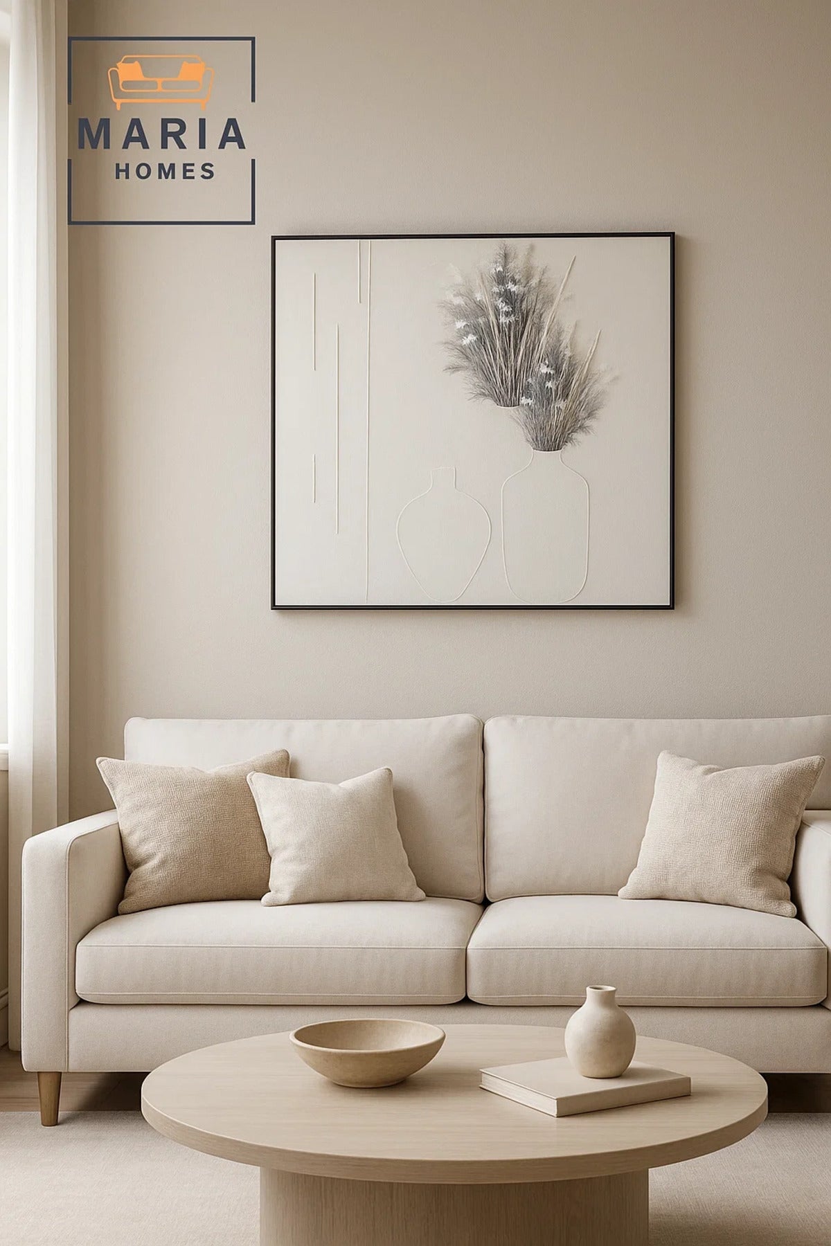 Modern Wall Art 100_100 Ð Abstract Frame & Luxury Floral Wall Decor for Living Room