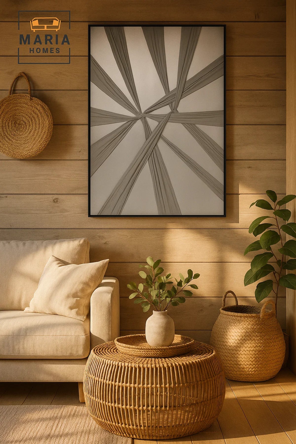 Modern Abstract Wall Art – Textured Grey Canvas – Minimalist Home Decor Painting