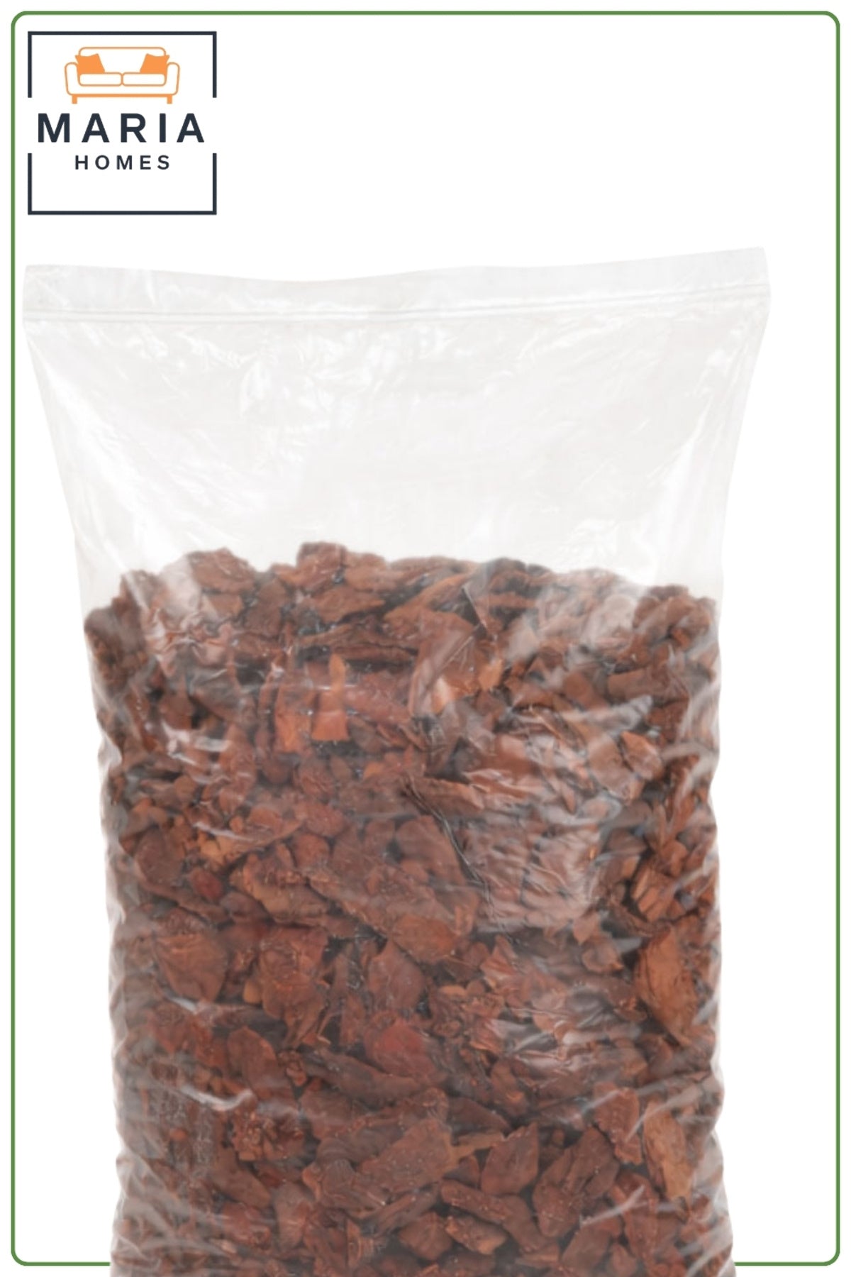 Brown Natural Wood Bark Chips Bag for Planters, Garden Decoration & Landscaping