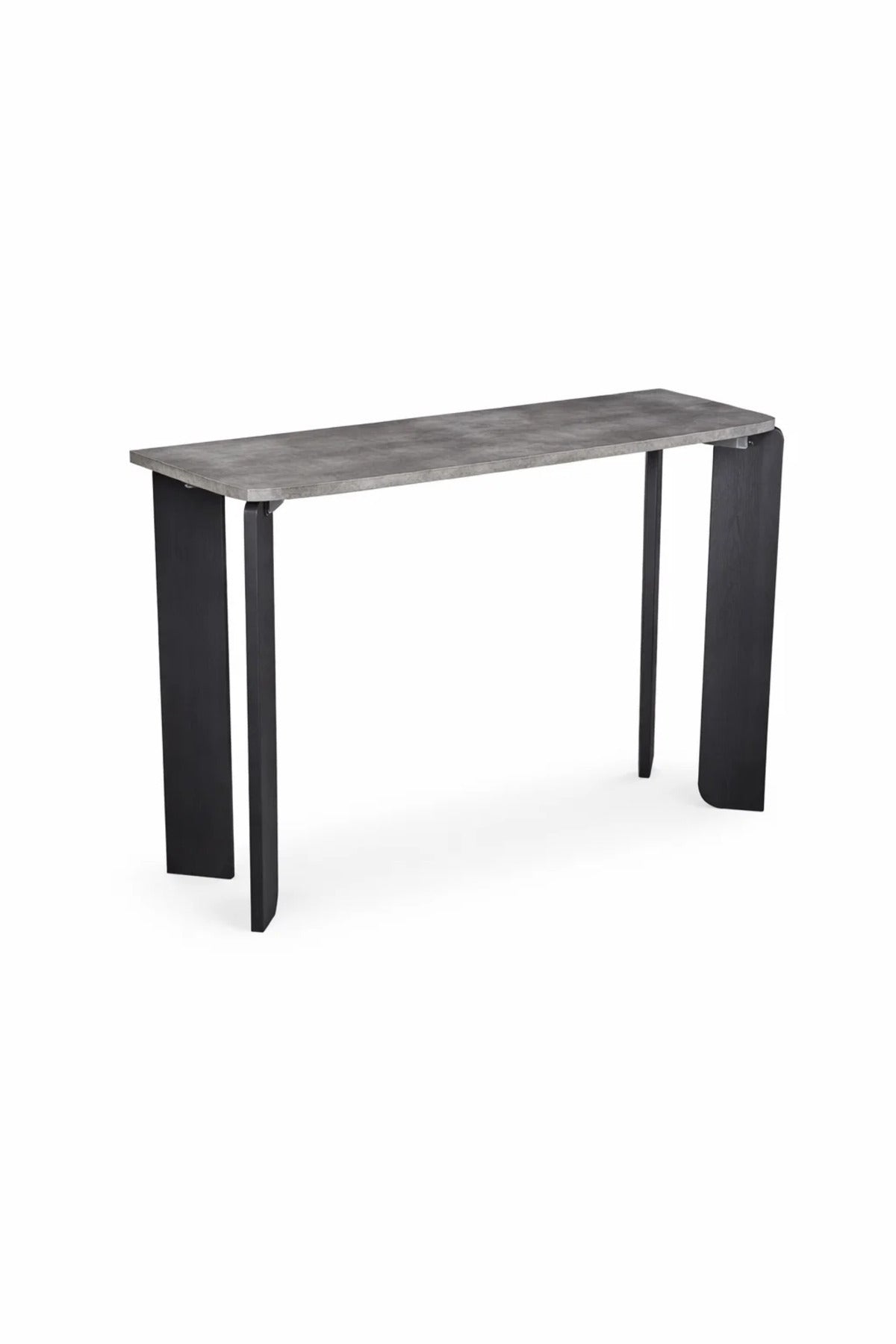 Transform your space elegant Grey Console Table 120x40x80cm living rooms and unique leg design