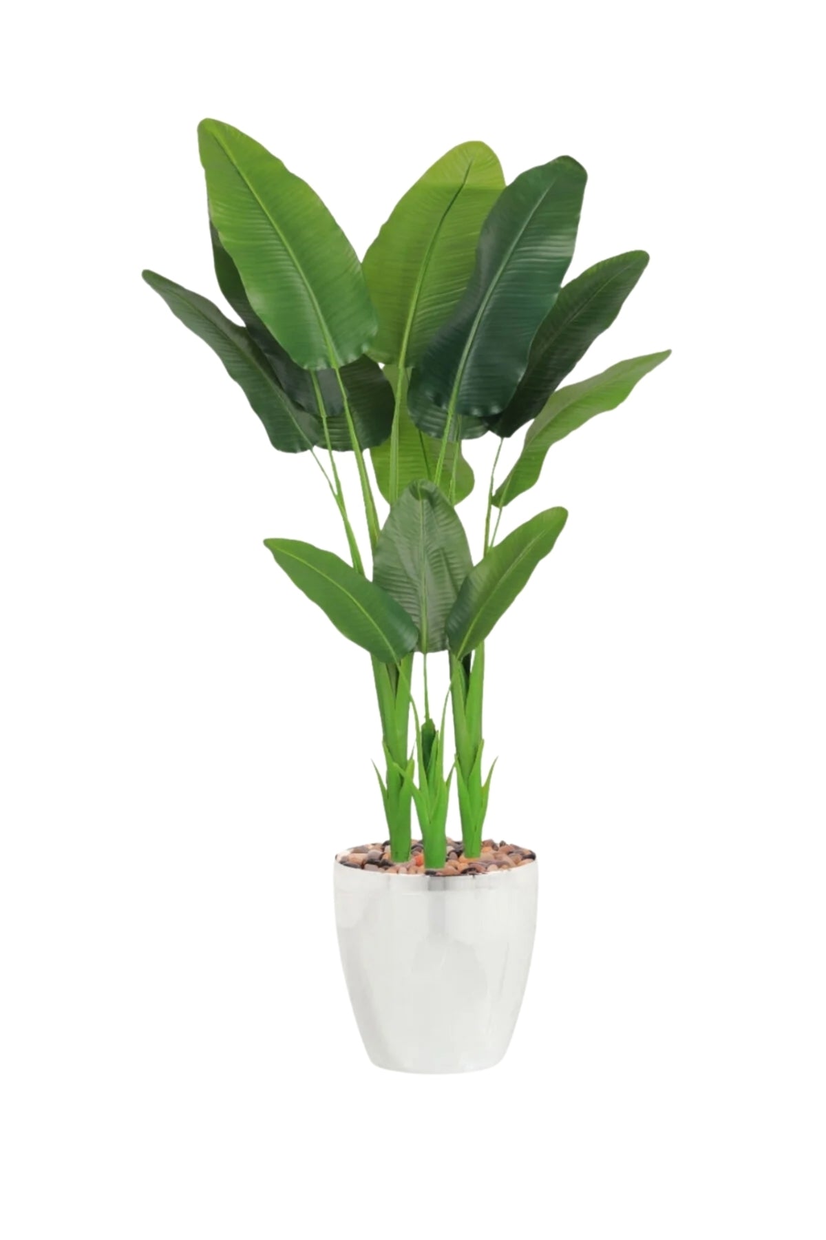 Artificial Banana Leaf Tree with with Pot – 190 cm Tall Indoor Tropical Decorative Plant
