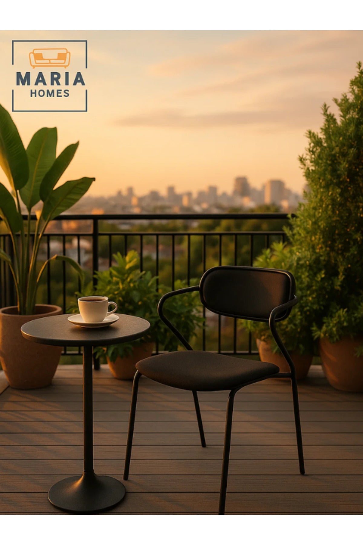 Black Dining Chair Ð Modern Minimalist Seating for Home, Office, and CafŽ