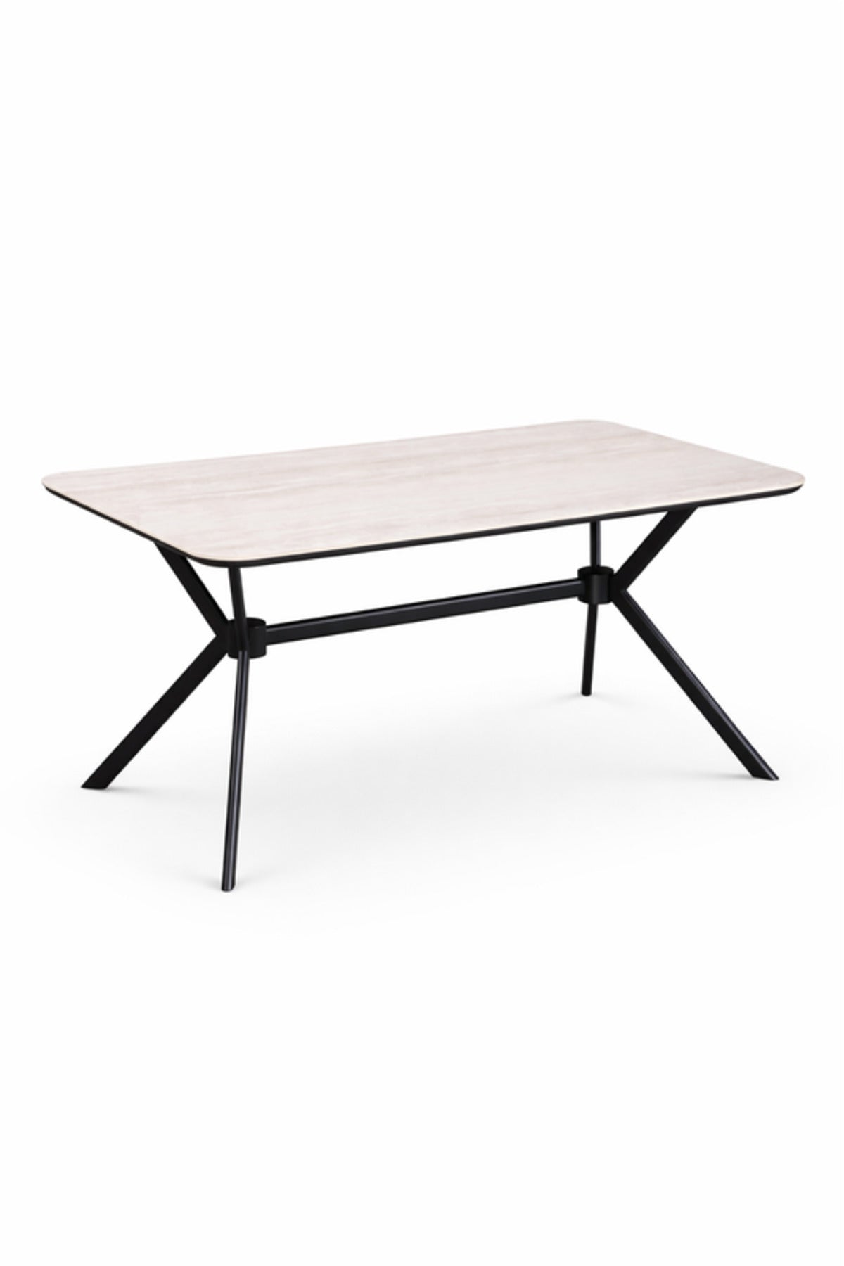 Large Black and Grey Side Table, 150x90x75 CM large black Dinner Table