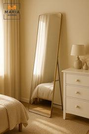 Full Length Gold Frame Mirror 170x50 Standing Mirror Dressing Floor Mirror for Bedroom D≈Ωcor
