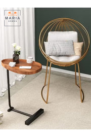 C- Shaped Sturdy Nordic Style Coffee Table Sofa Side Table End Table For Living Room