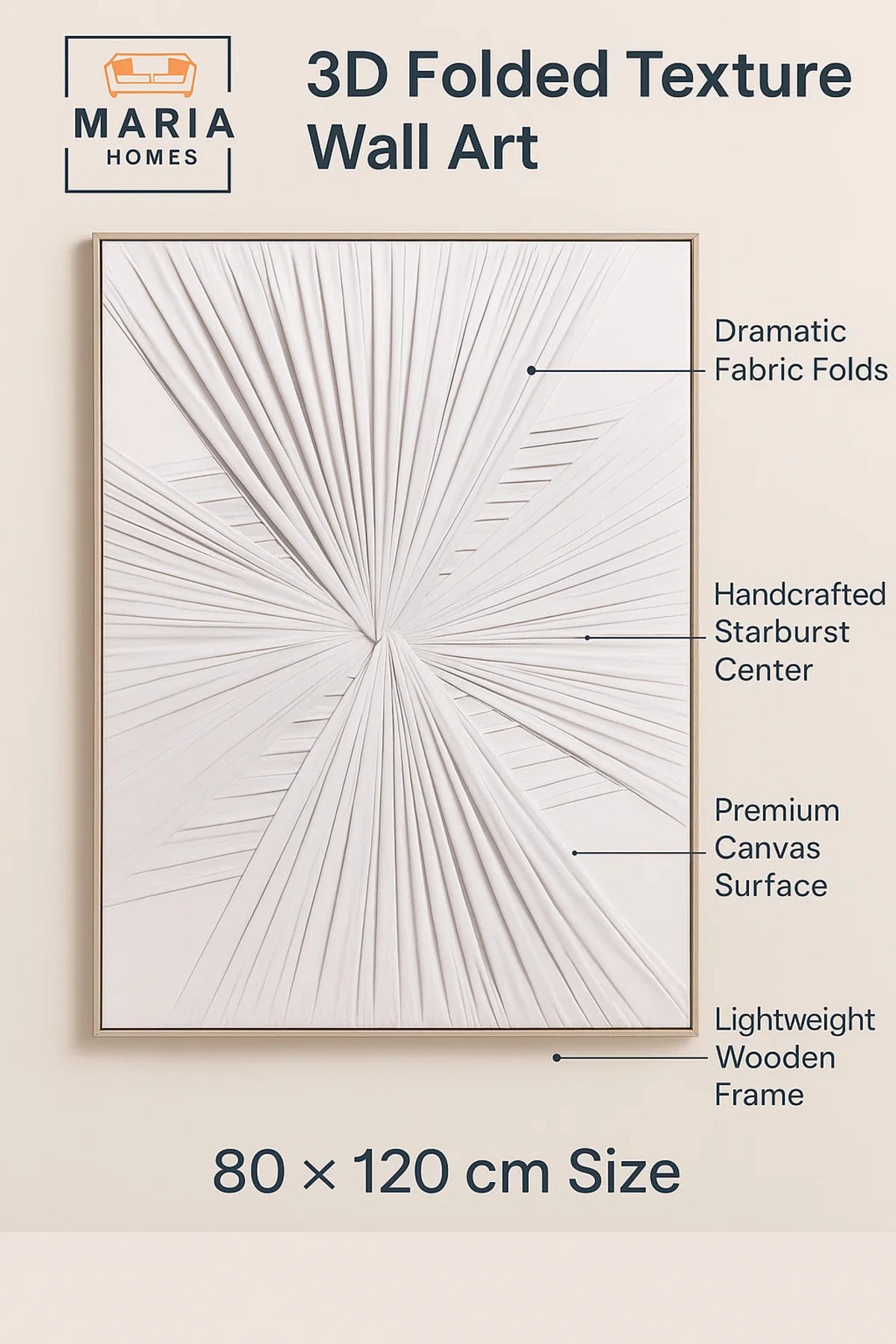 Modern Wall Art 120×80 – Abstract Frame & Luxury Wall Decor for Living Room