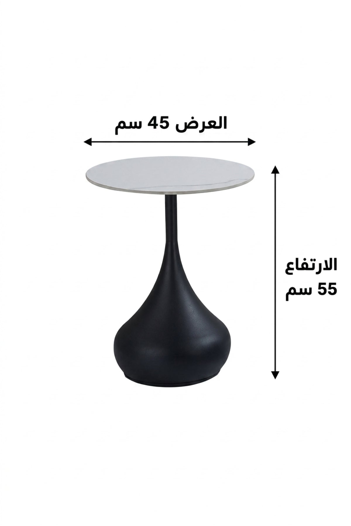 Modern Round Caf≈Ω Table Pedestal Dining Table Bistro Table for Coffee Shop Restaurant White