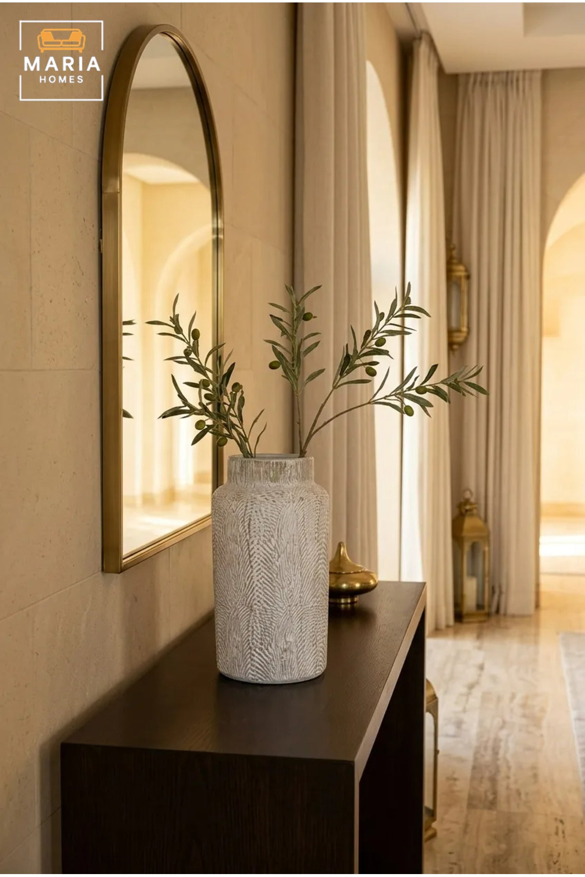 White Textured Decorative Vase, Modern Cylindrical Flower Holder with Embossed Leaf Design for Living Room, Bedroom, Office, Shelf and Table Décor