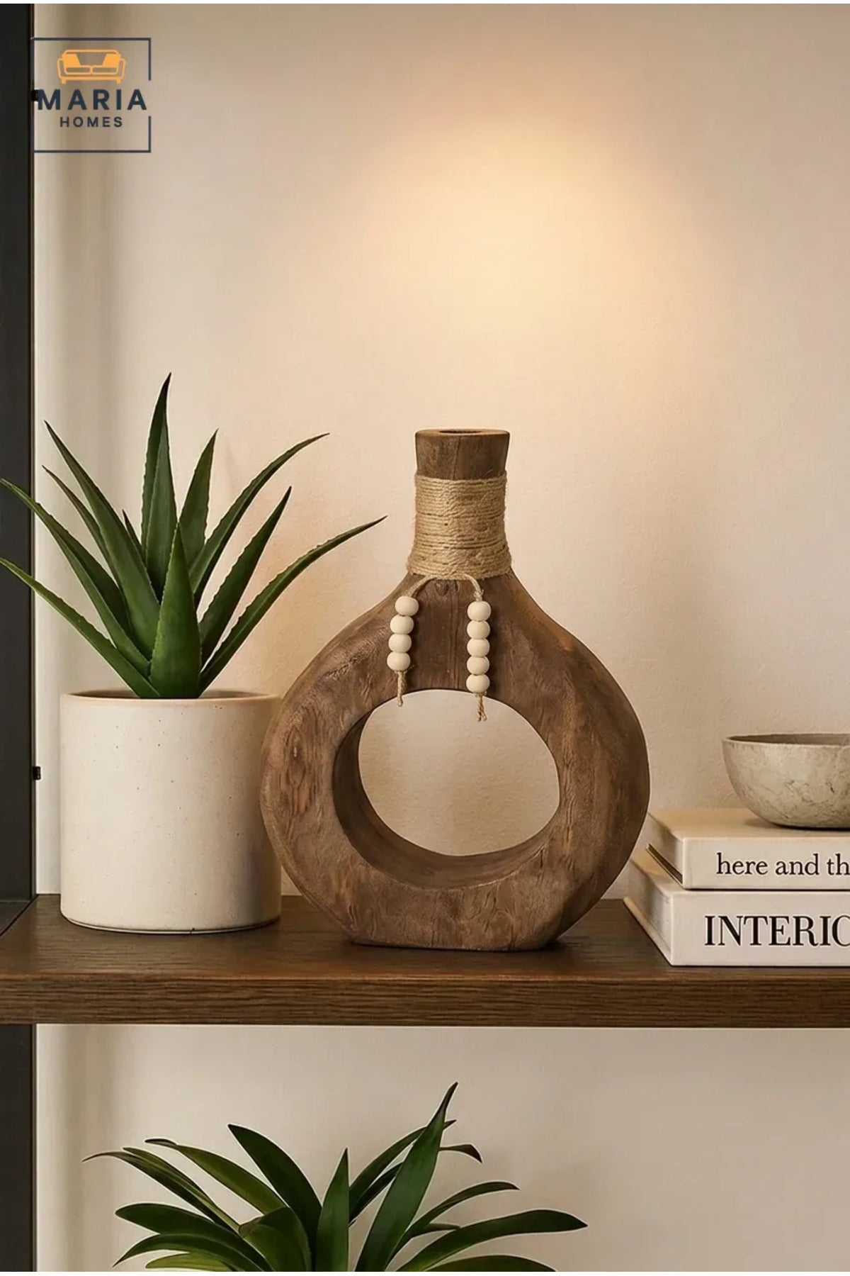 Modern Decorative Vase – Home Décor Accent for Living Room & Office