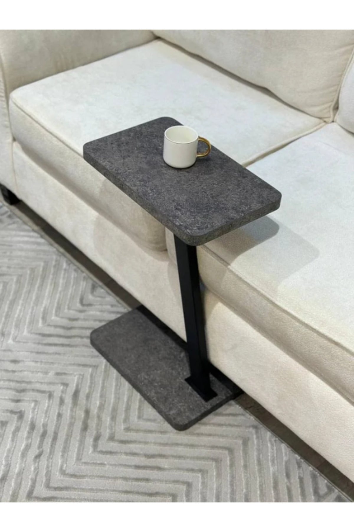 Modern Z-Shaped Side Table Stylish & Functional Perfect for Home & Office 25x40x60cm