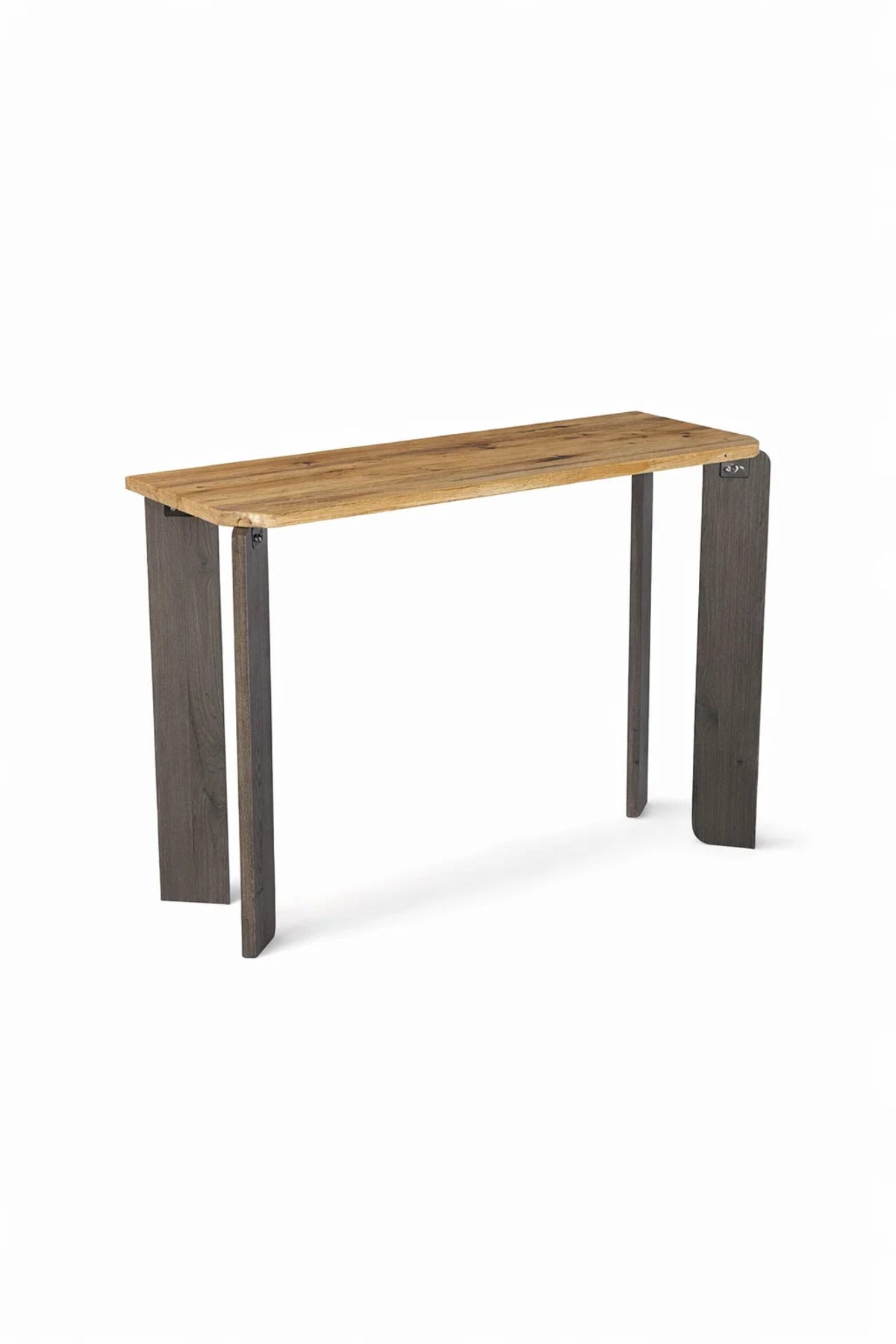 Stylish Two-Tone Wooden Console Table for Entryway Living Room Modern Decor Durable Display Unit