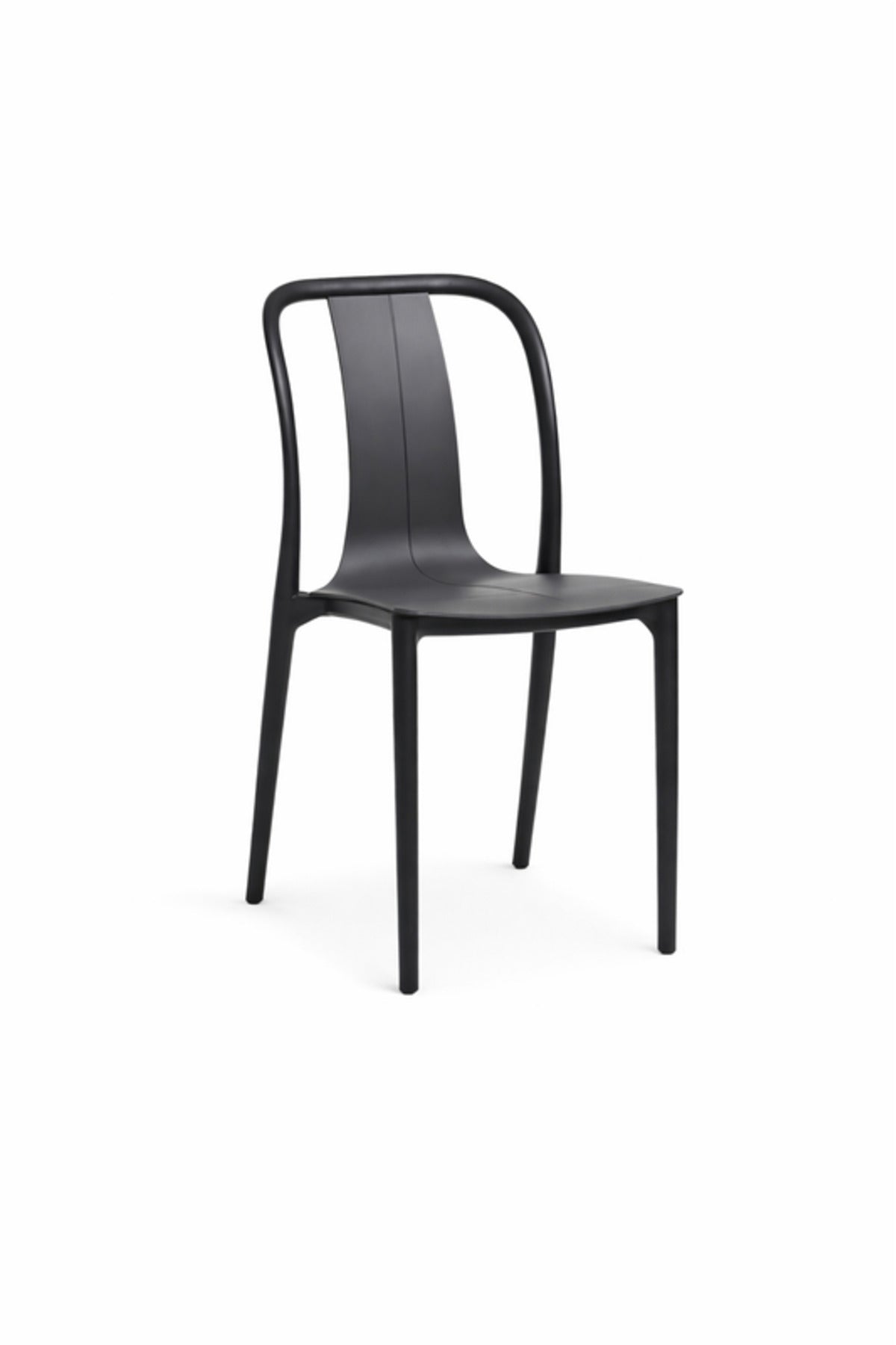 Dark Grey Plastic Chair, 88x41x47 CM dark grey plastic Garden Chair