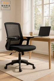 Ergonomic Black Office Chair with Adjustable Armrests Ð Mesh Back, Swivel & Comfortable Design