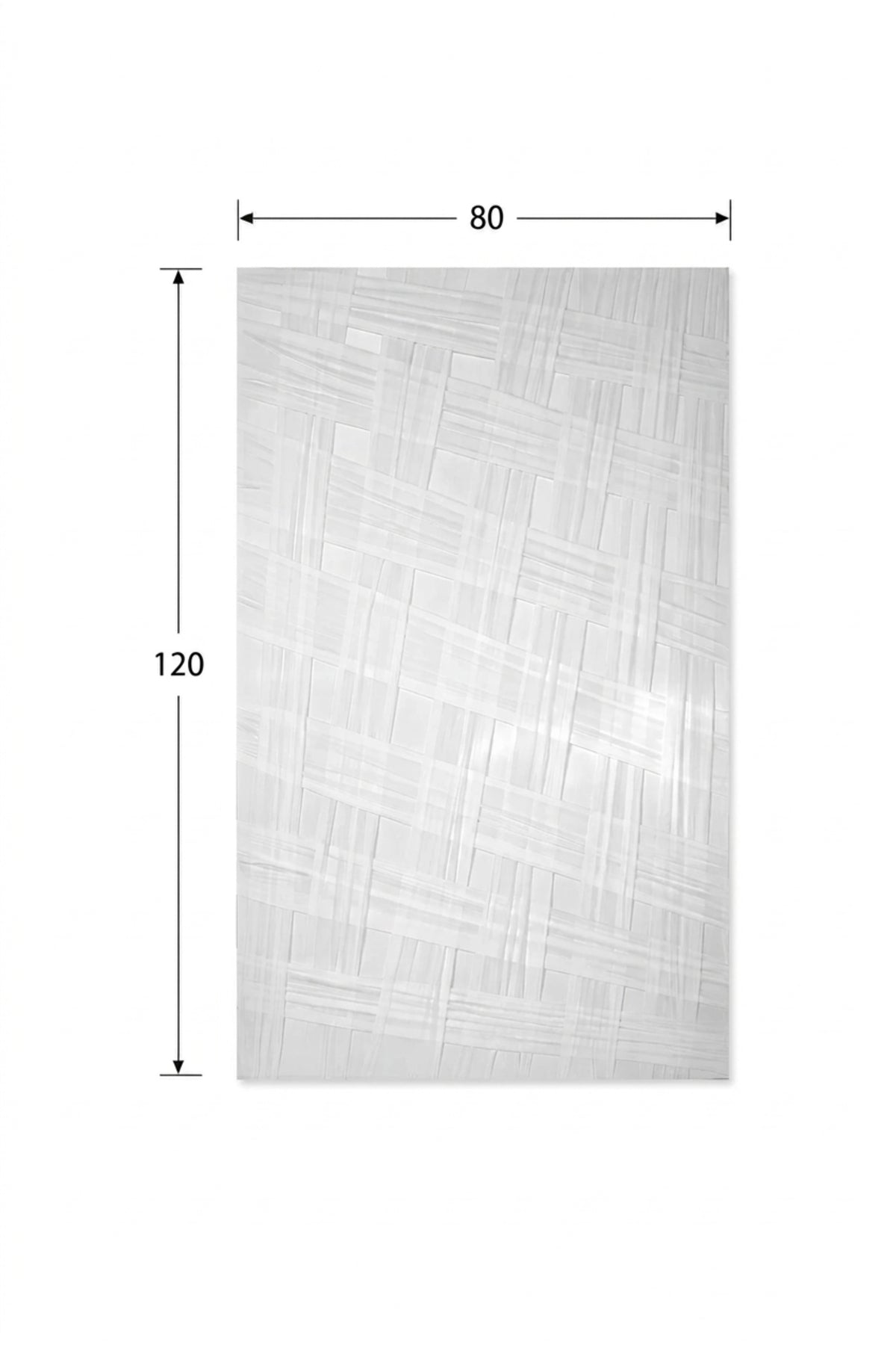 White Woven Grid Textured Wall Art √ê Modern Abstract Relief Decorative Panel