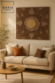 Modern Wall Art 100×100 – Abstract Frame & Luxury Wall Decor for Living Room