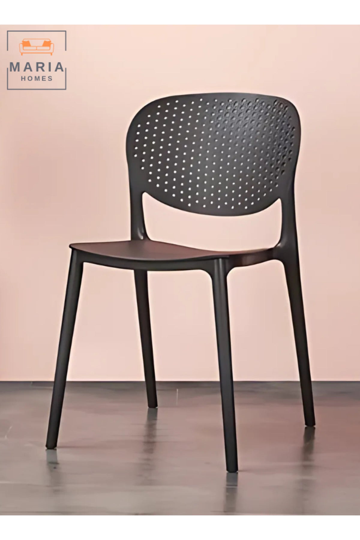 Modern Black Plastic Lightweight Chair Ð Durable, and Stylish for Home & Office