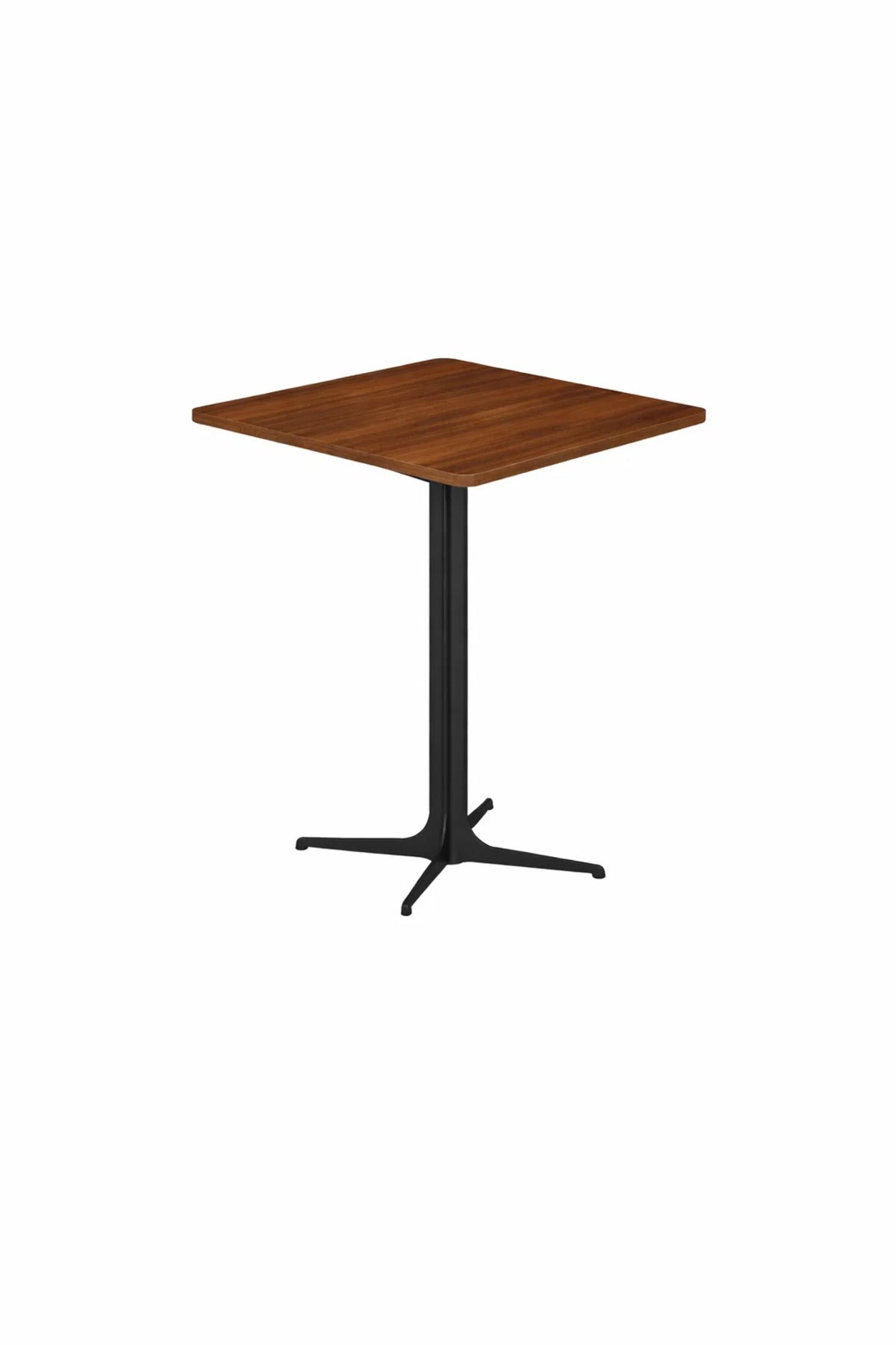Modern Brown Coffee Table with Black Base, 70x70x75 CM modern brown coffee Dinner