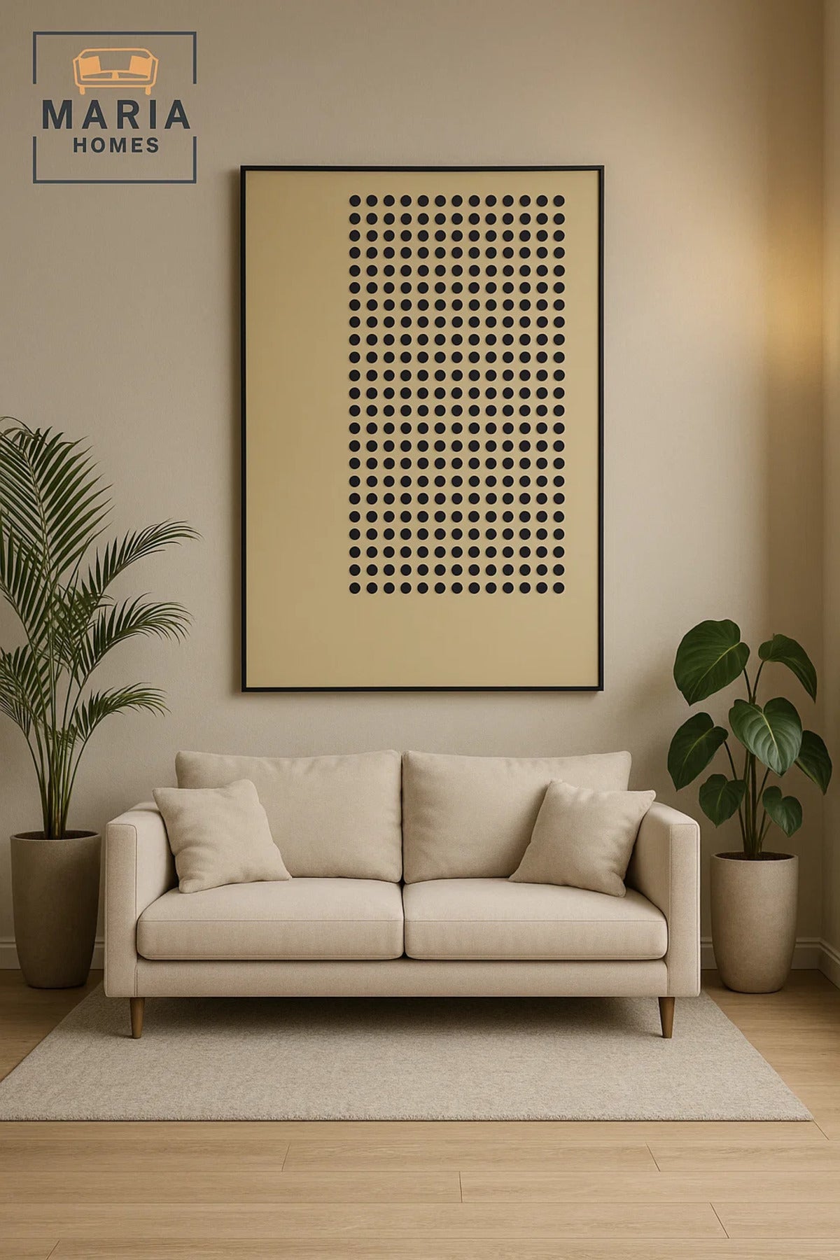 Framed Abstract Wall Art Ð 80563 BLACK and Size (123_83 cm)