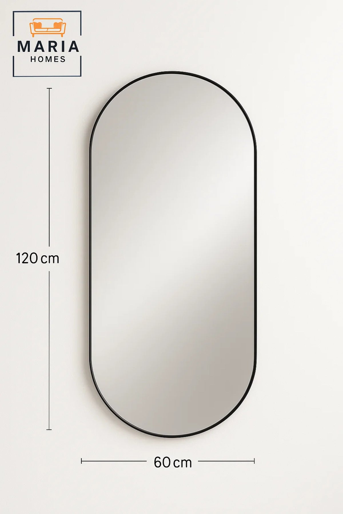 Oval Wall Mirror Modern Decorative Bathroom Mirror Bedroom Vanity Mirror Home D≈Ωcor 120x60