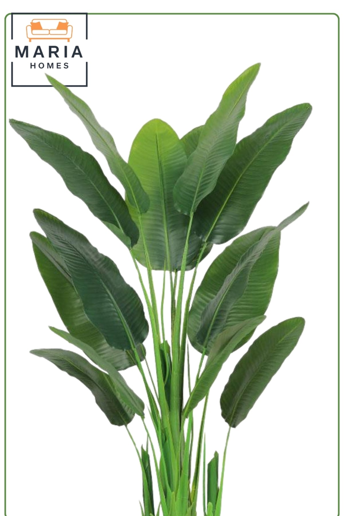 Artificial Banana Leaf Tree with with Pot – 180 cm Tall Indoor Tropical Decorative Plant