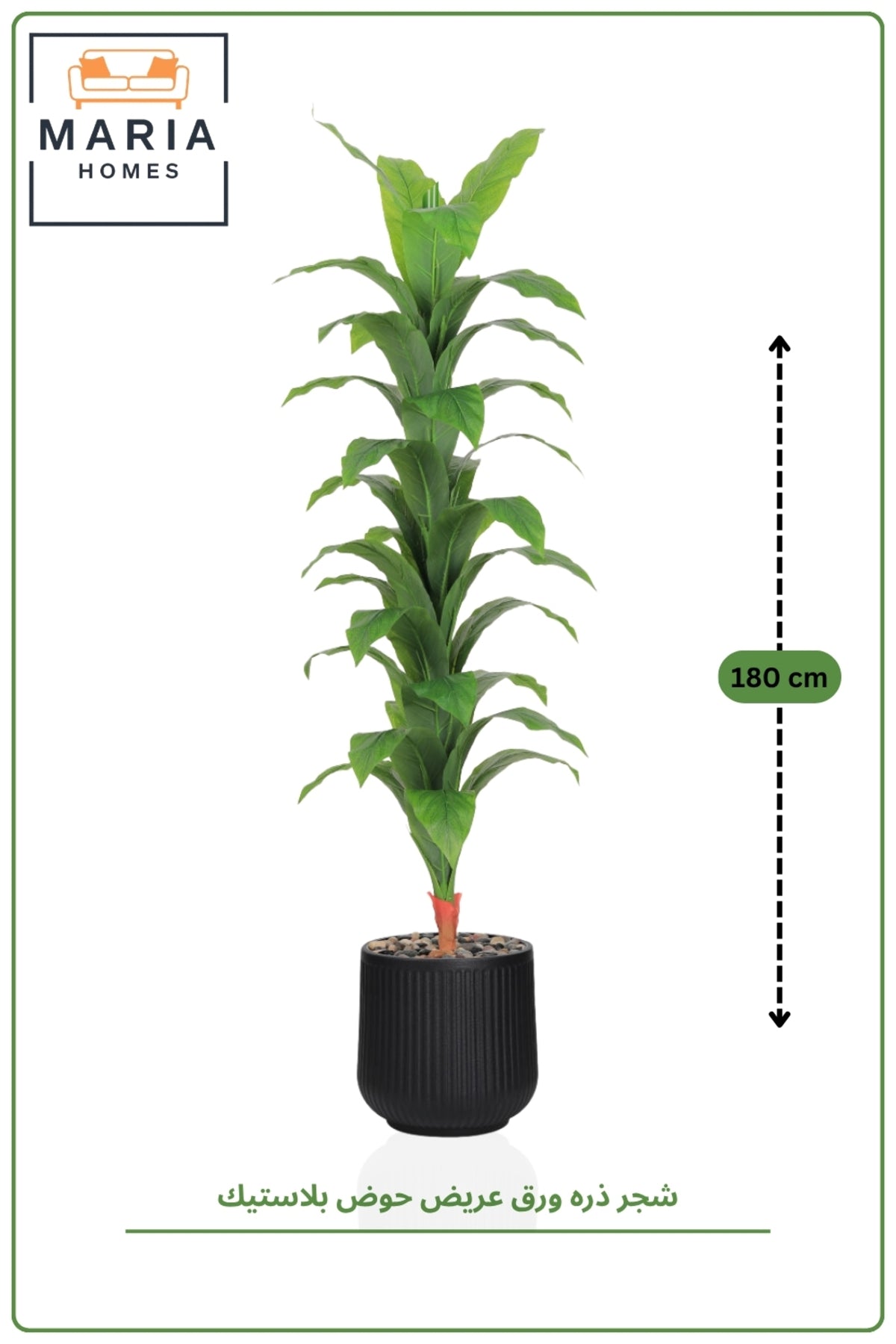 190 cm Artificial Corn Plant with with Pot – Modern Indoor Decor
