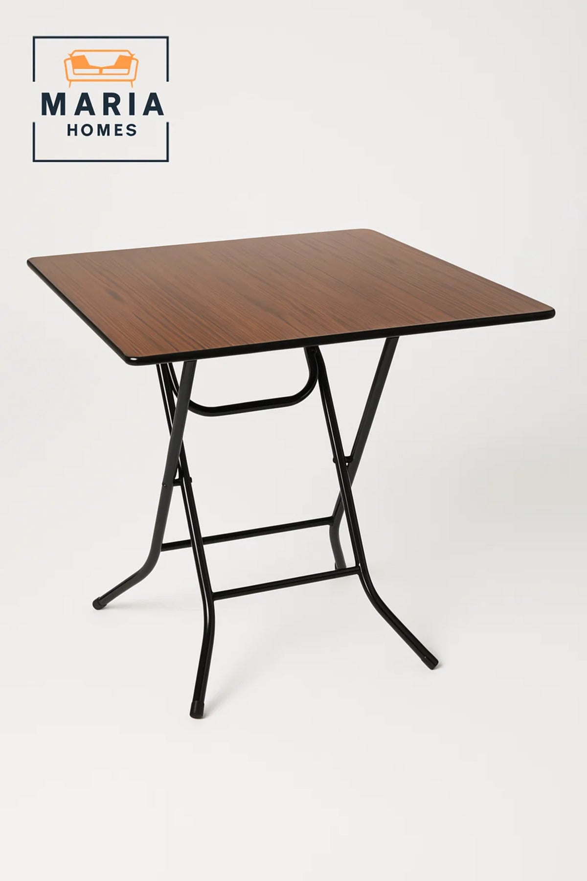 Square Folding Table with Wood Grain Top Ð Compact & Sturdy Design-size 80*80CM