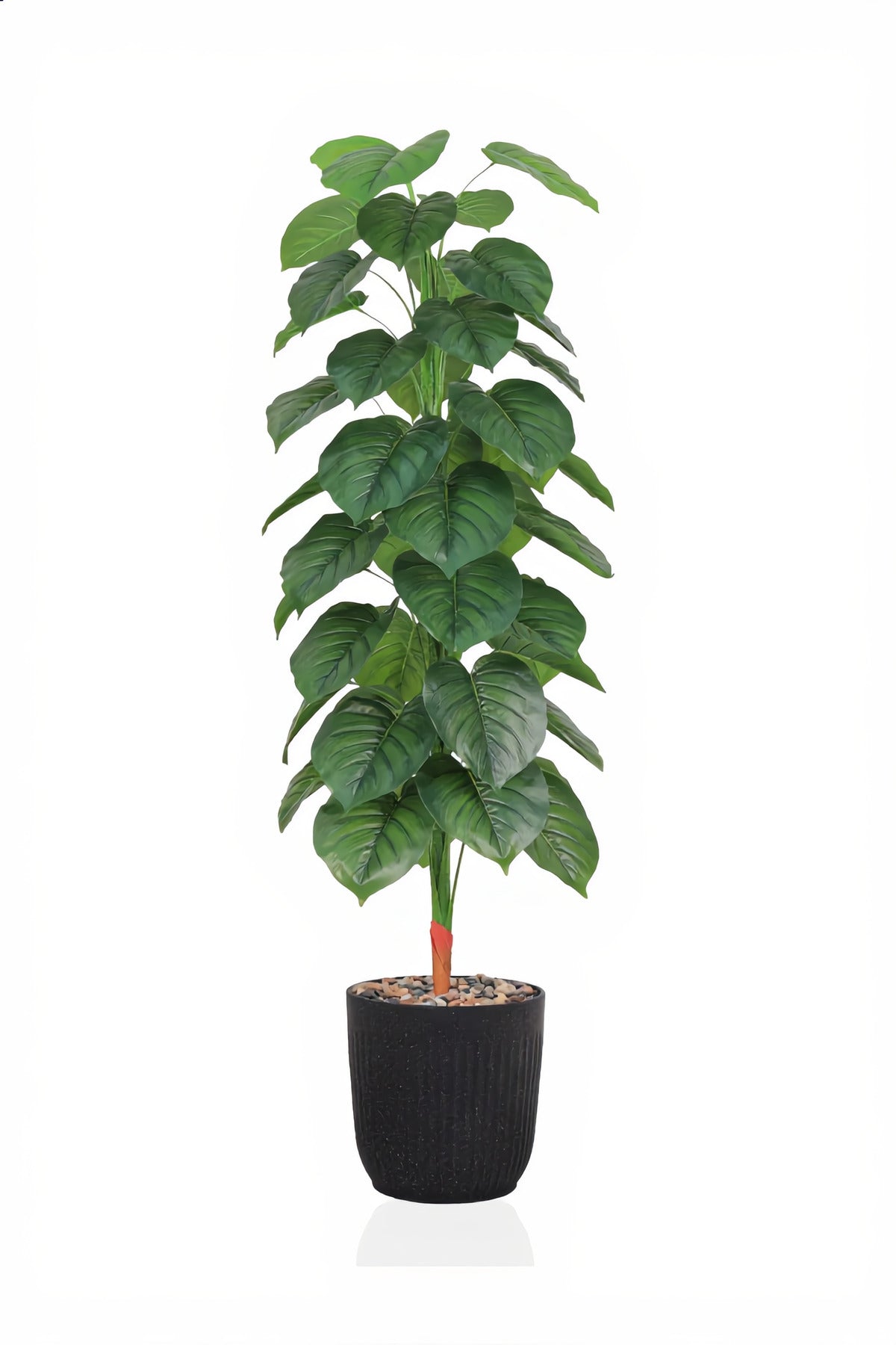 200 CM Artificial Heart Leaf Tree with with Pot – Tall Indoor Decorative Plant