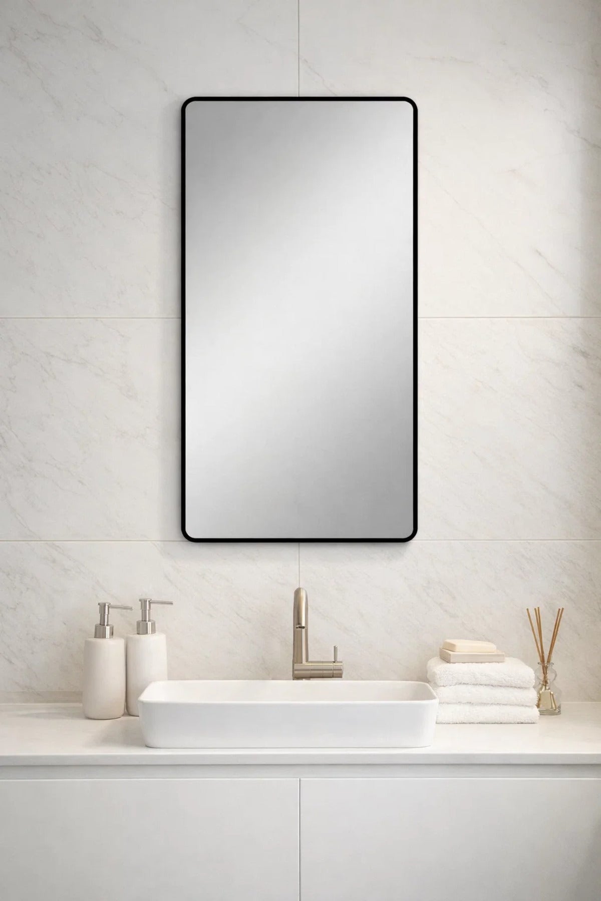 Large Rectangular Wall Mirror for Bedroom, Bathroom, Dressing & Home D≈Ωcor