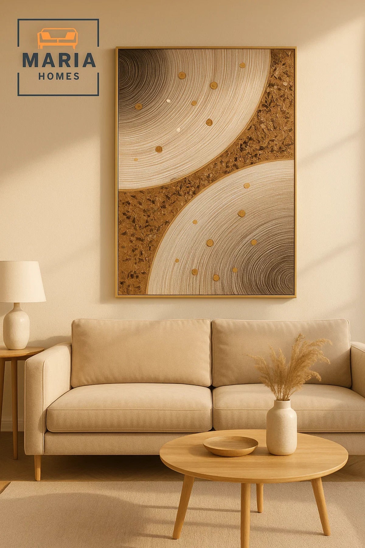 Luxury Abstract Wall Art Ð Modern 3D Decorative Canvas Ð Textured Home Decor Painting
