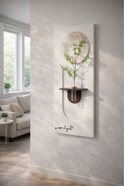 Modern Wall Art with Decorative Shelf and Vase Design for Living Room 120x60cm modern