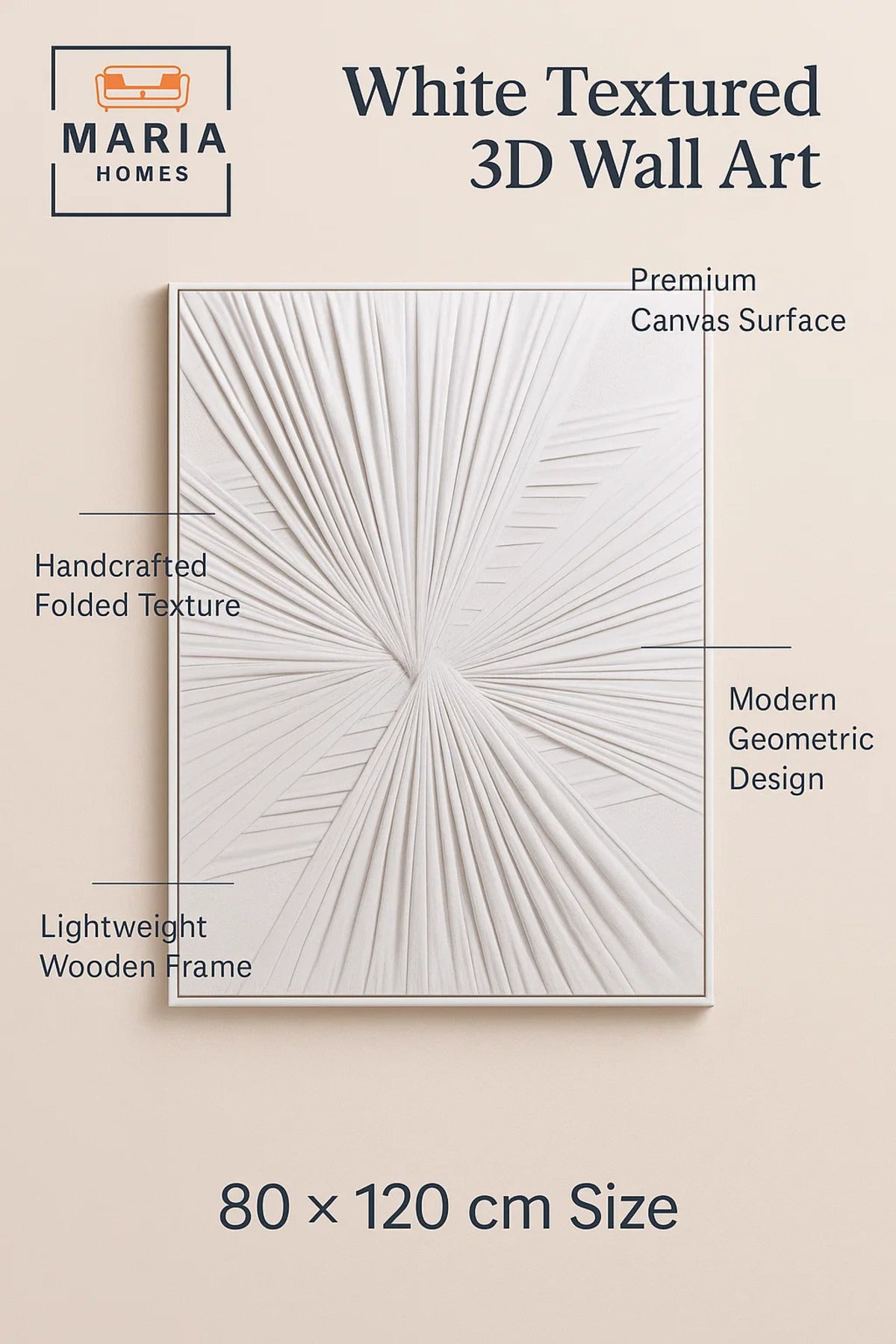 Modern Wall Art 120×80 – Abstract Frame & Luxury Wall Decor for Living Room