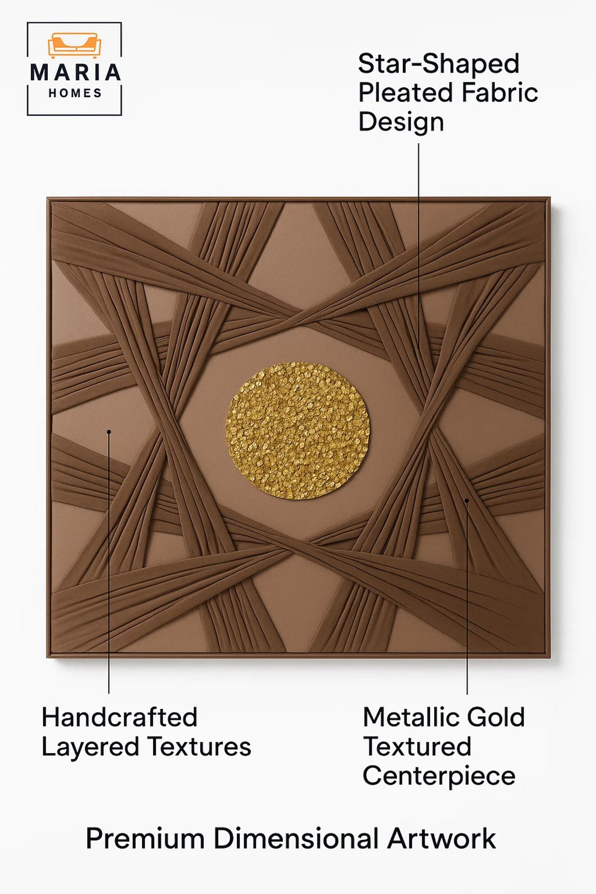 Modern Wall Art 100×100 – Abstract Frame & Luxury Wall Decor for Living Room