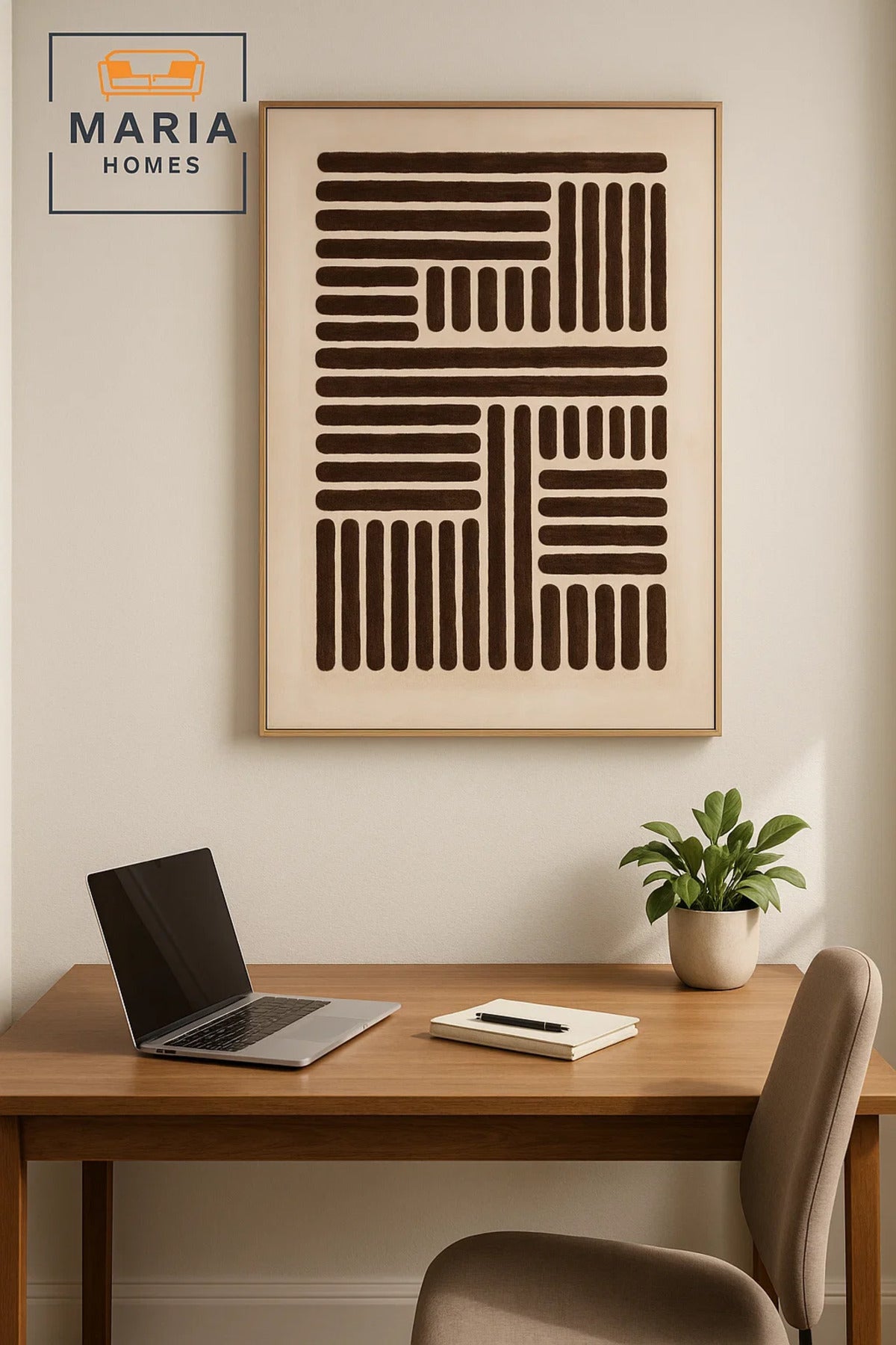 Modern 3D Wall Art Ð Large Geometric Textured Decorative Panel 150_100 cm