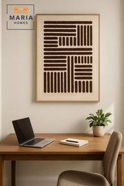 Modern 3D Wall Art Ð Large Geometric Textured Decorative Panel 150_100 cm