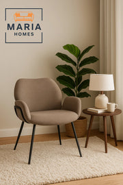 Modern Armchair with Upholstered Seat