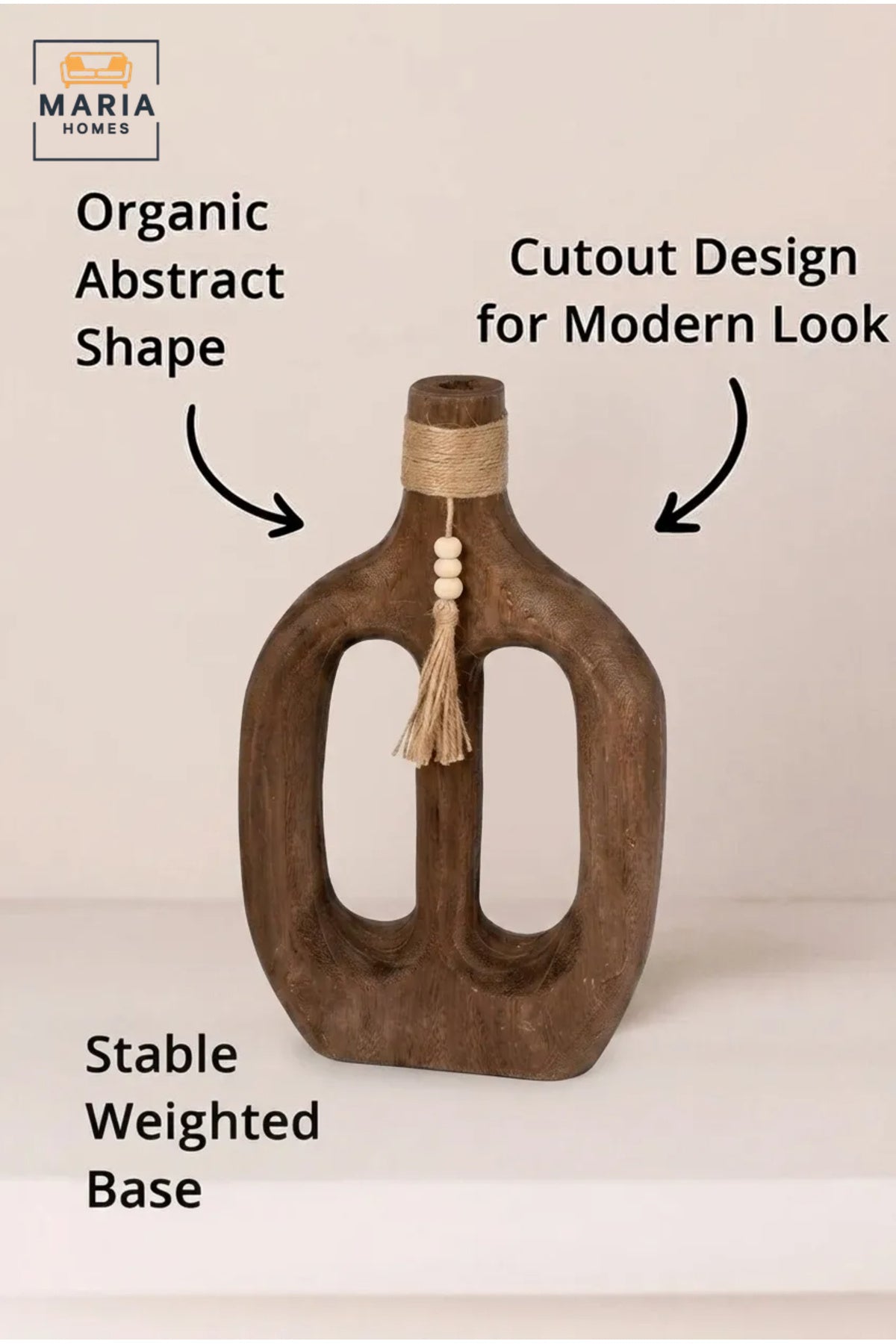 Modern Decorative Vase – Home Décor Accent for Living Room & Office