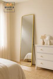 Gold Full Length Standing Mirror Modern Dressing Floor Mirror Home D≈Ωcor Wall Mounted 170x50