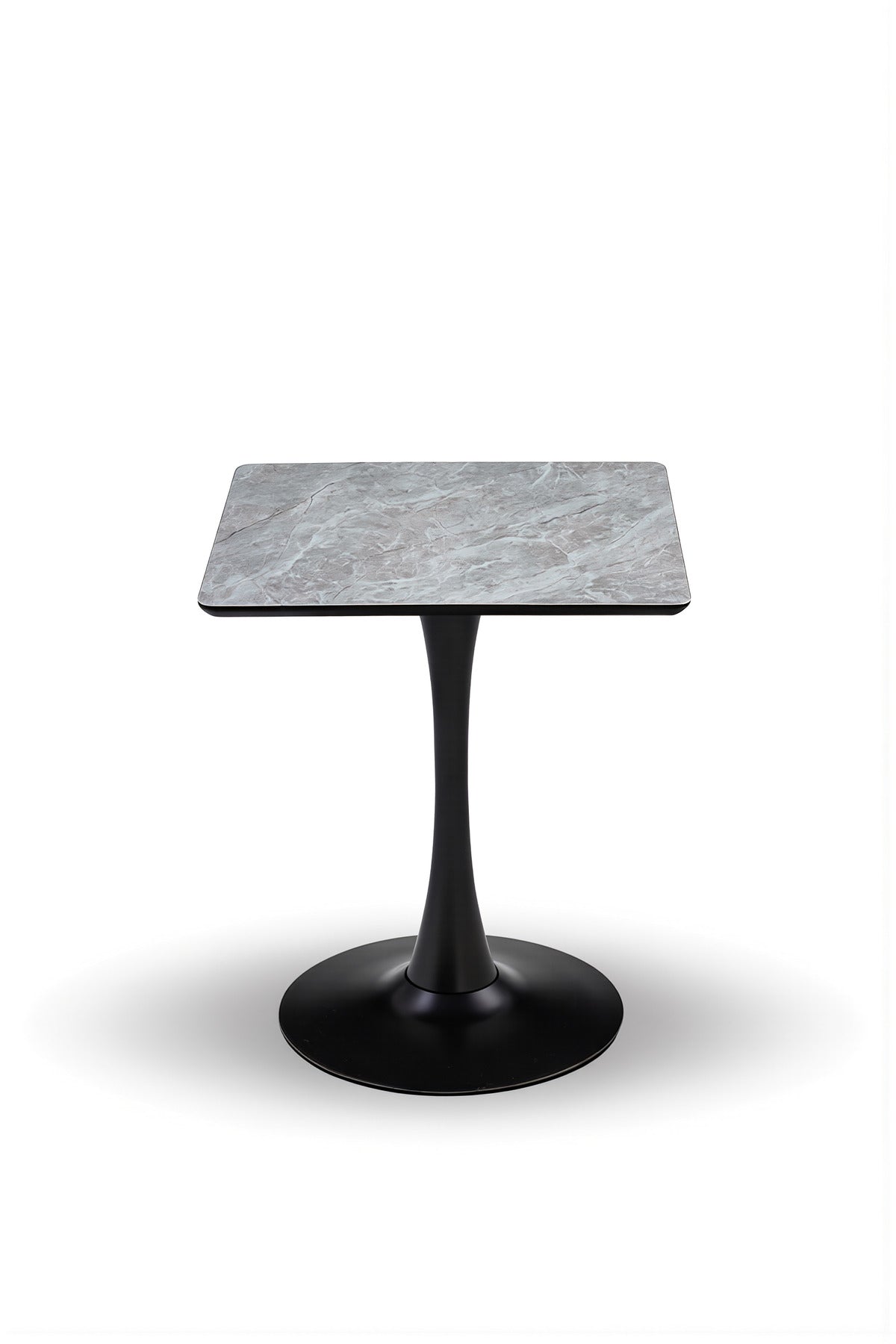 Rectangular Grey Dining Table √ê Modern Caf≈Ω, Restaurant, Office & Home Metal Furniture 60_60 cm