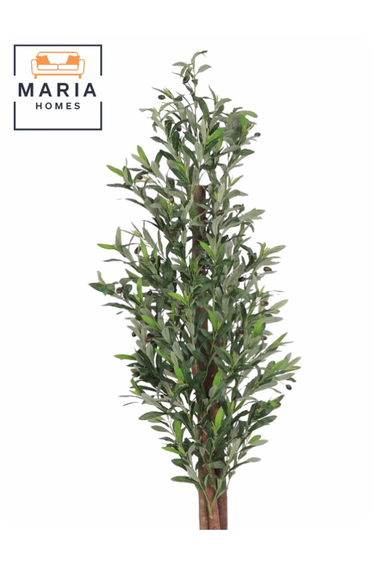 Artificial Olive Tree 155 cm Ð Indoor Decorative Plant with Pot for Home & Office