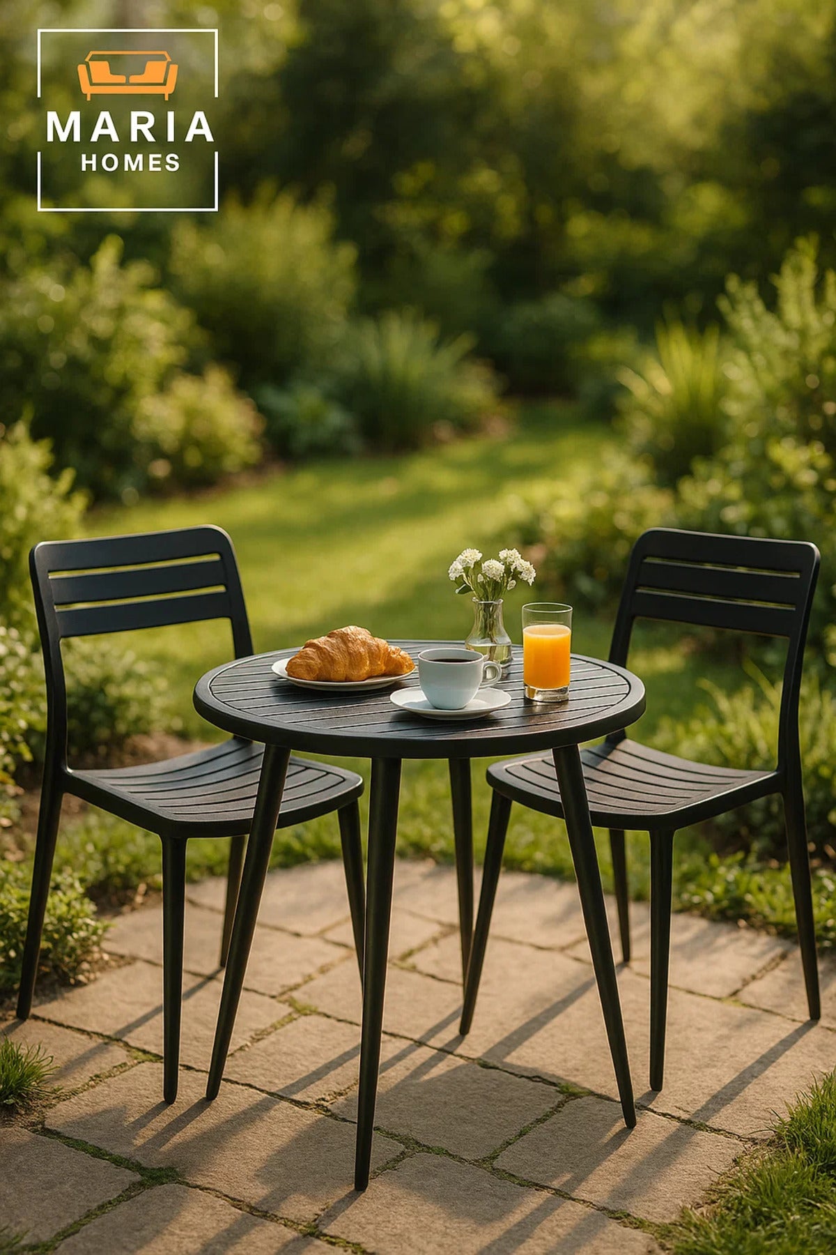 Modern Round Outdoor Table | Patio, Garden, Balcony, Caf≈Ω, Dining Furniture Durable Design