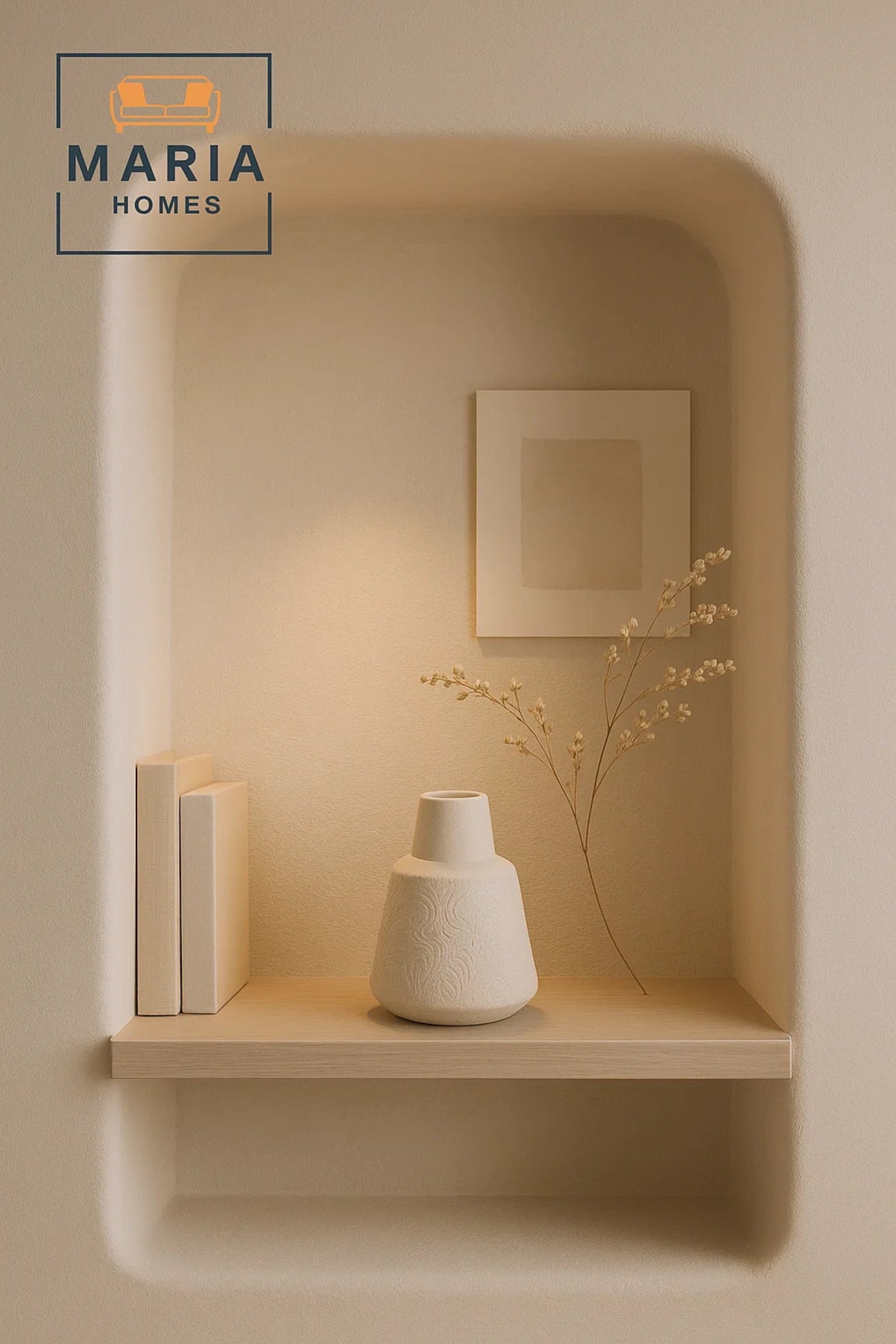 Textured White Ceramic Vase with Embossed Leaf Motif
